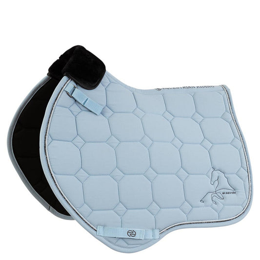 BR Eevolv Saddle Pad Juliet General Purpose - Ashley Blue - Cob - Limited Edition