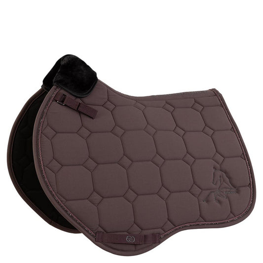 BR Eevolv Saddle Pad Juliet General Purpose - Raisin Brown - Cob - Limited Edition
