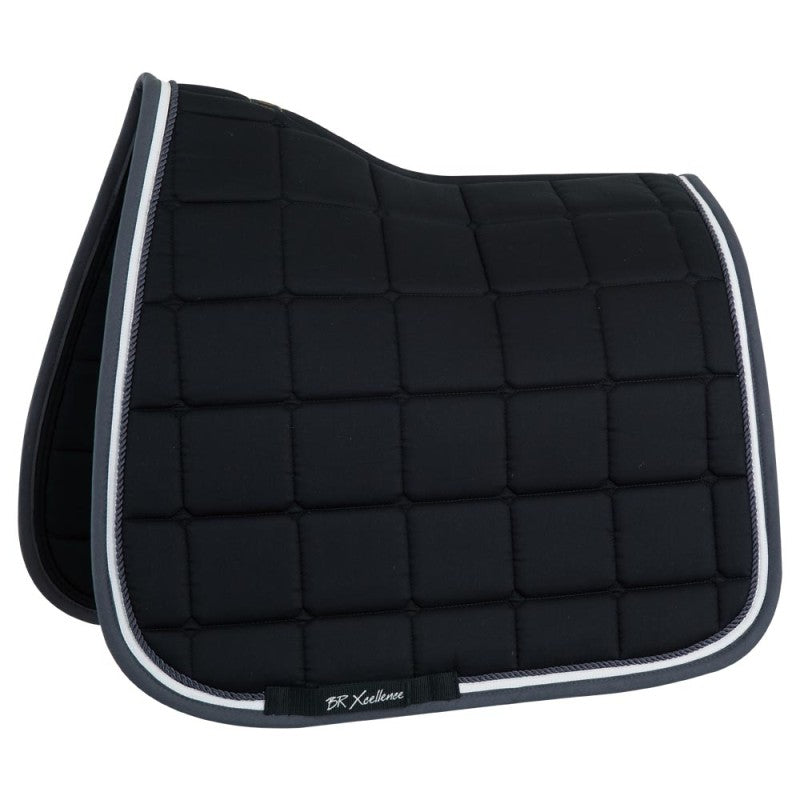 BR Clearance - BR Saddle Pad Xcellence Dressage - Black/Full Reg $90