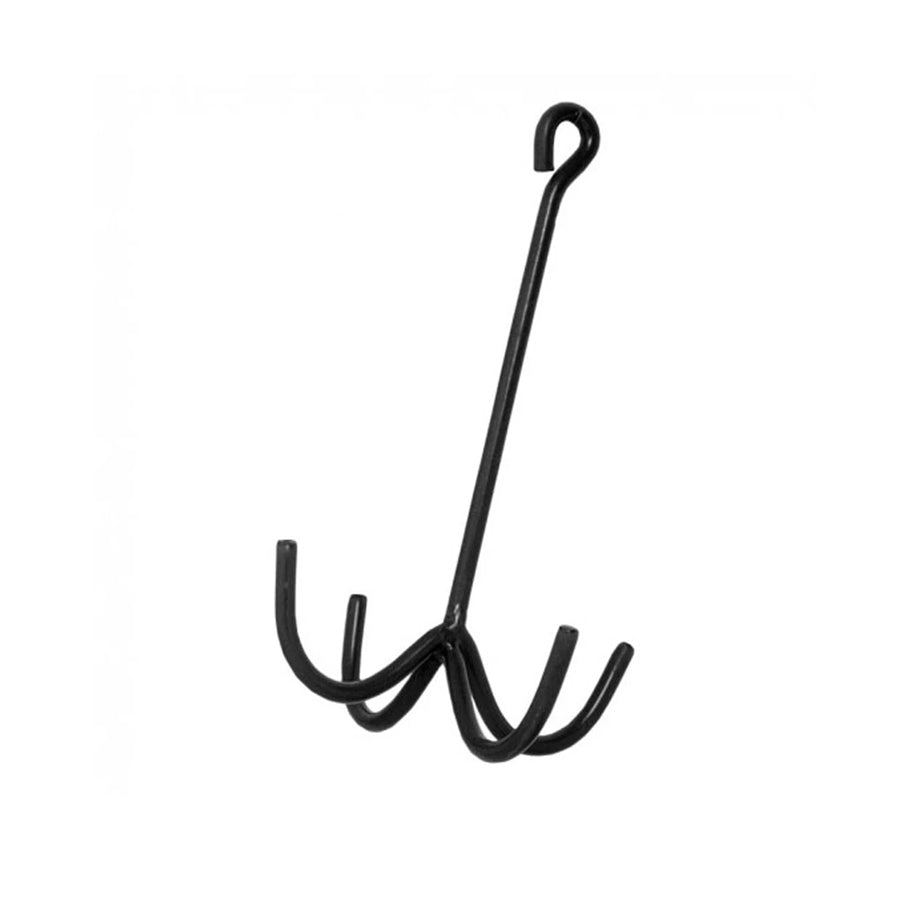 4 Prong Tack Hook - Black