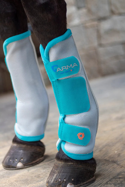 Shires ARMA Fly Boots - Teal - Full and Cob Size