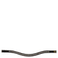 New - BR Browband Vosges curved - Black/Crystal - Full