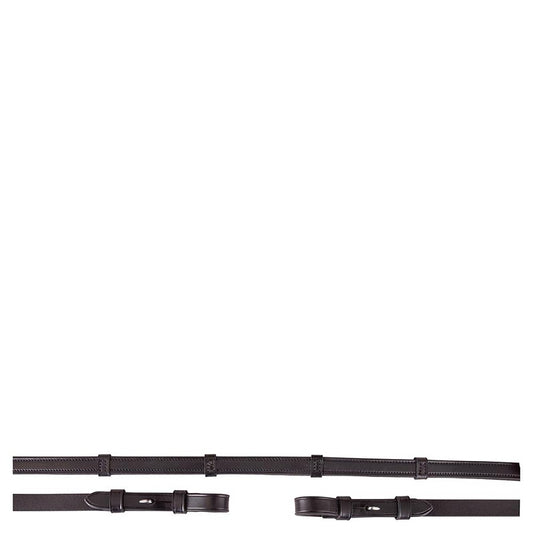 BR Leather Grip Reins - Black