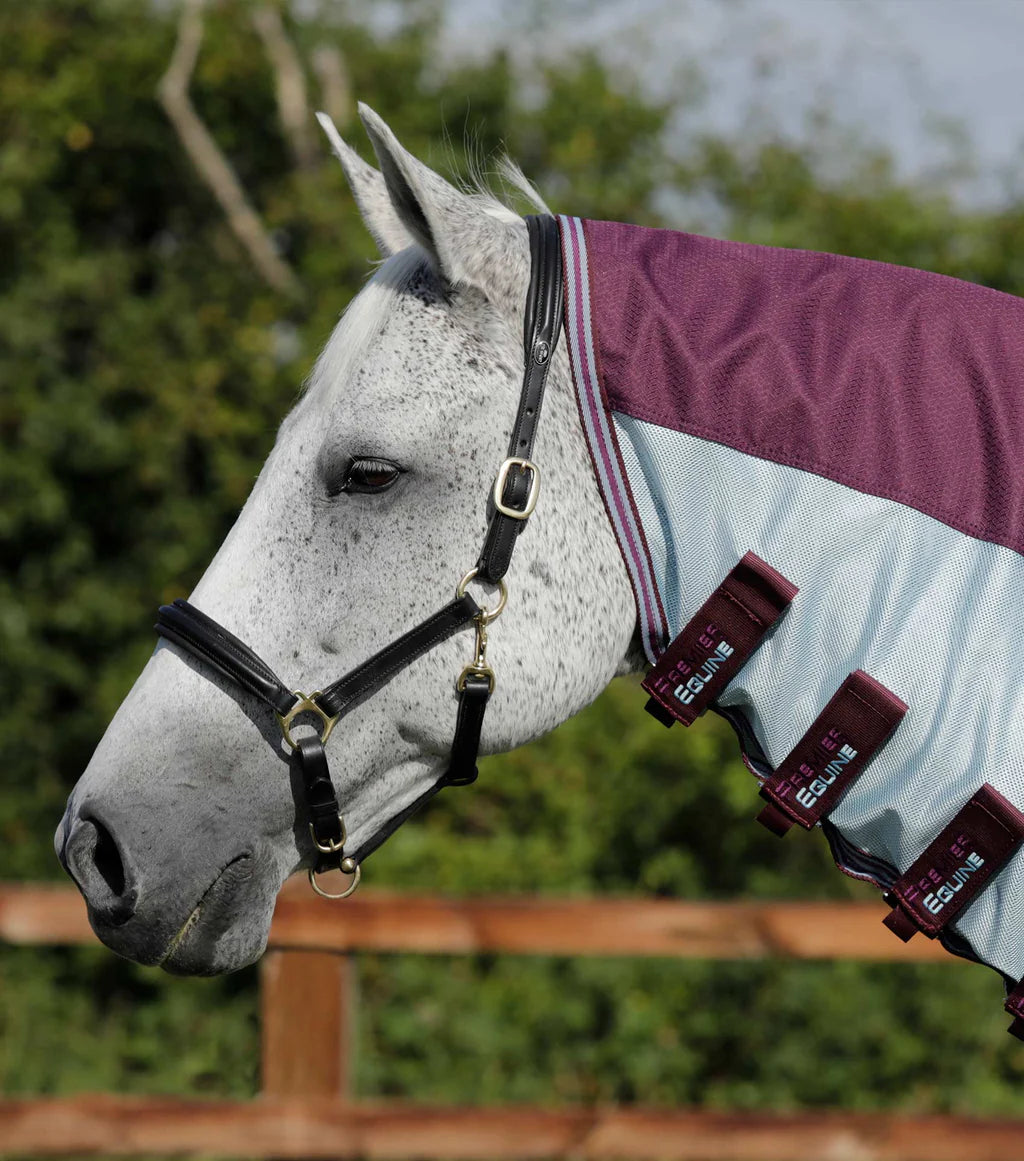 Premier Equine UK Buster Stay-Dry Mesh Air Fly Rug with Surcingles Wine