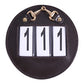QHP Luxury Number Holder (2 Pack) - Brown/Gold