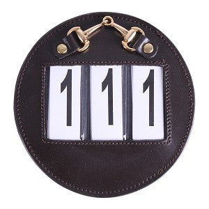 QHP Luxury Number Holder (2 Pack) - Brown/Gold