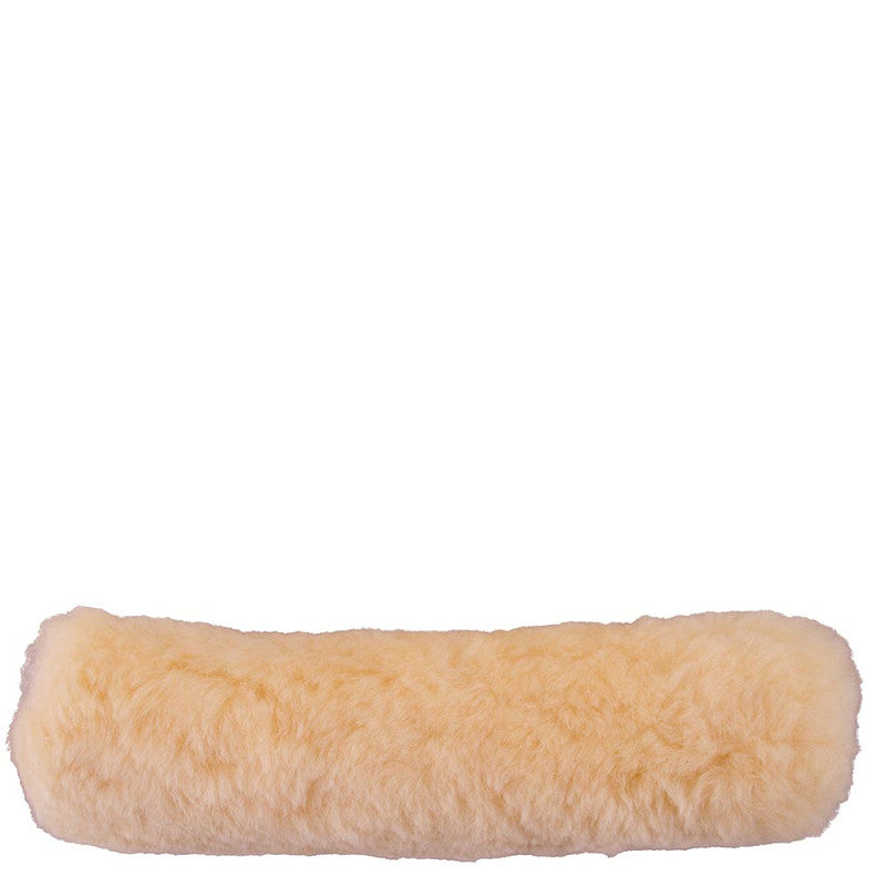 BR Noseband Sleeve - Natural Sheepskin with Velcro - 28cm/11" Length