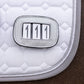 QHP Shine Number Holders - Silver (2 Pack)