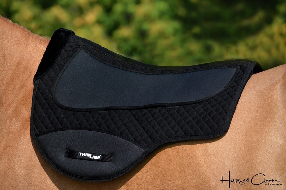 ThinLine Endurance Dropped Rigging Saddle Pad - Synthetic Fleece Lined ...