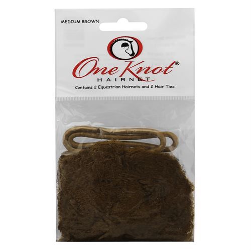 One Knot® Hairnet - Medium Brown