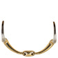 BR Double Jointed Eggbutt Snaffle Soft Contact Magic System 16mm thick - 13.5cm/5 1/4”