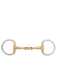 BR Double Jointed Eggbutt Snaffle Soft Contact 16 mm thick Ø 65 mm rings - 14.5cm/5.75"