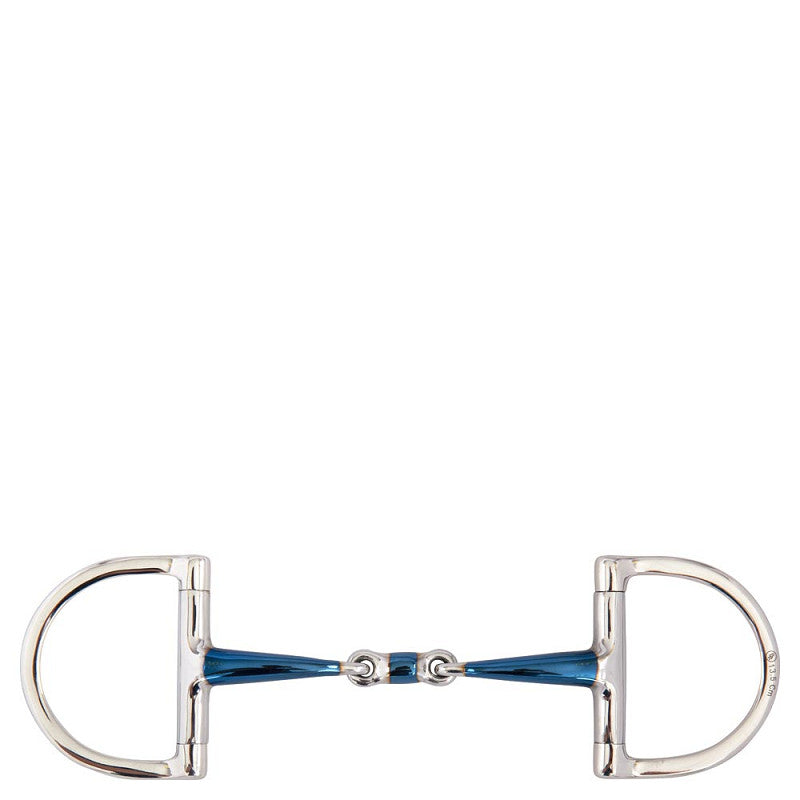 BR Double Jointed Dee-Ring Sweet Iron bit  14 mm - 13.5cm/5.25"