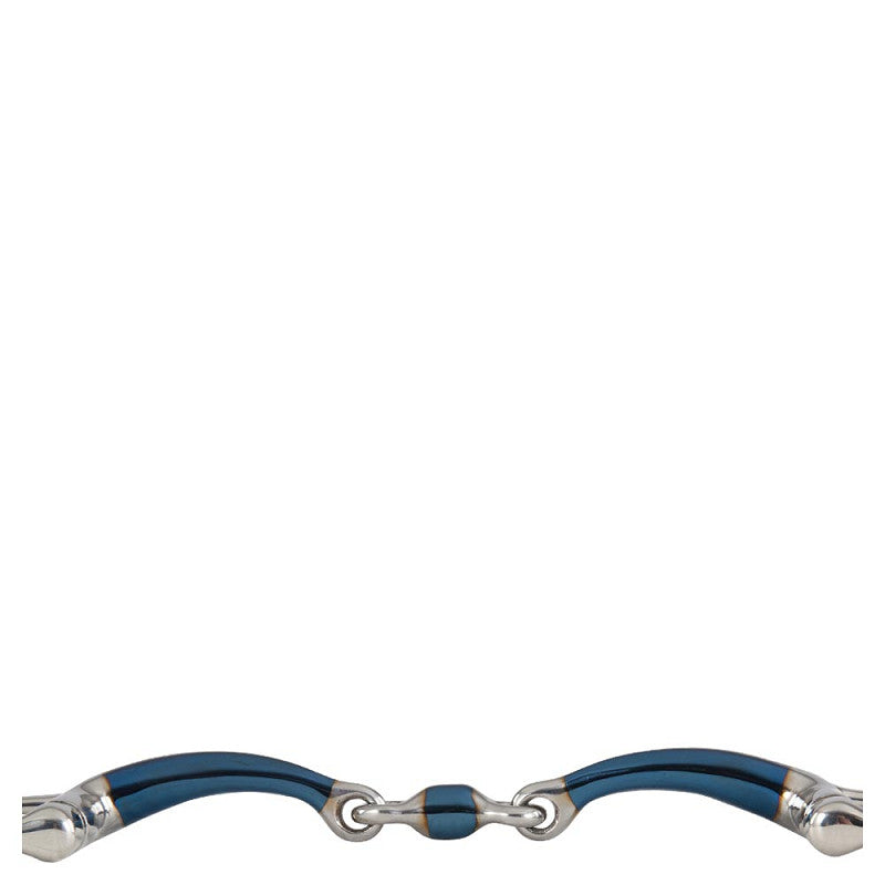 BR Double Jointed Dee-Ring Sweet Iron bit  14 mm - 13.5cm/5.25"