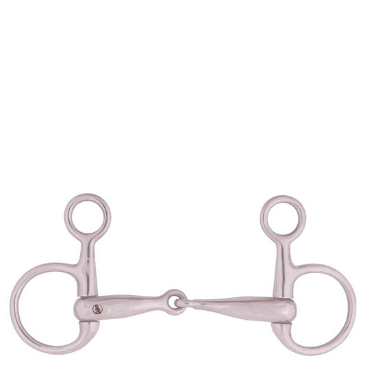 BR Clearance - BR Hanging Cheek Snaffle Bit 16mm Thickness - 14.5cm (5.75") Reg $65.00