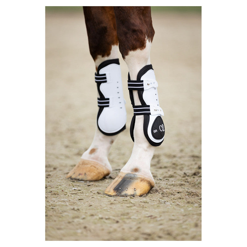 BR XO2 Tendon Boots - White - Full