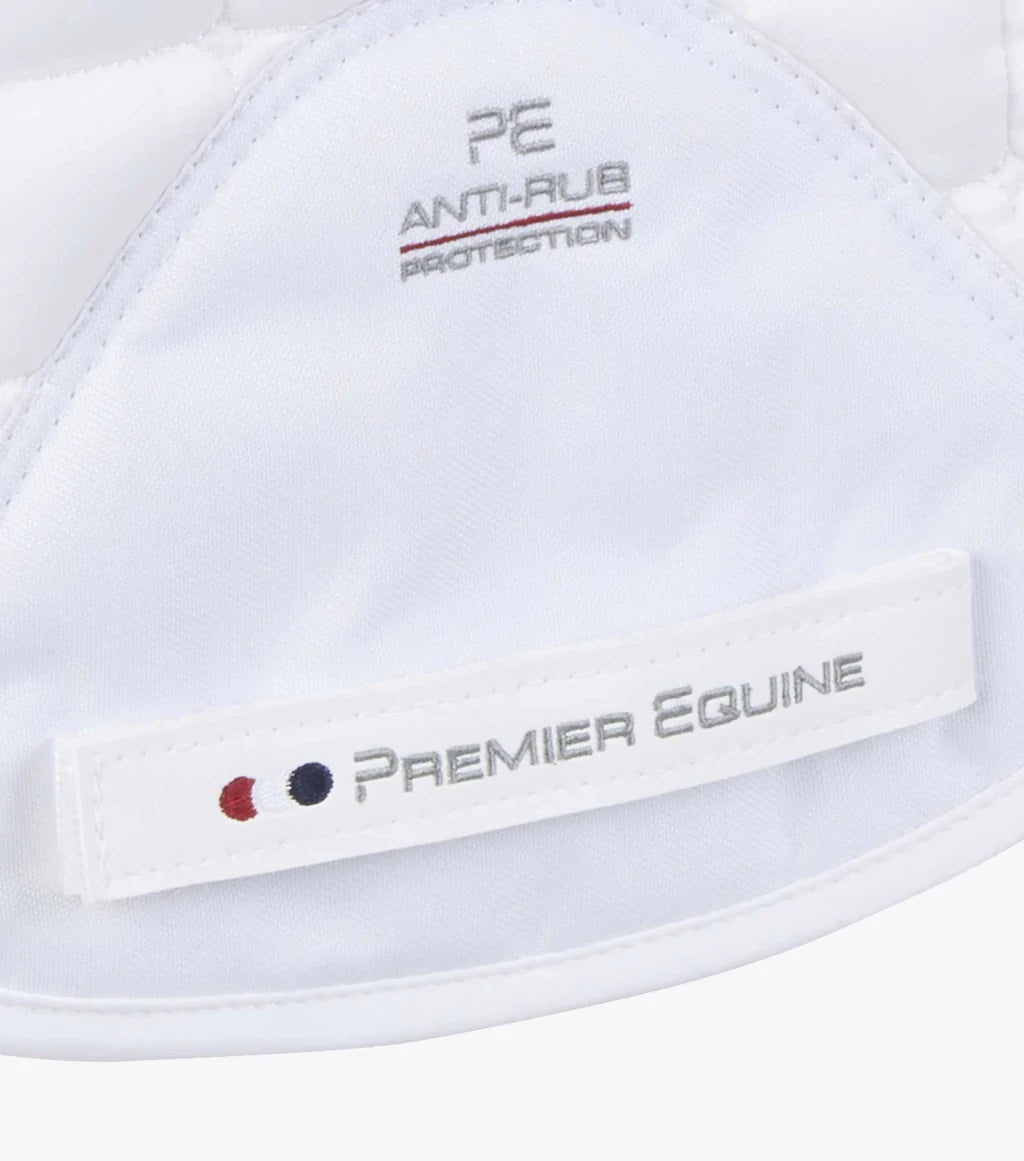 Premier Equine UK Capella Close Contact Merino Wool Dressage Square White/Natural Wool - Full