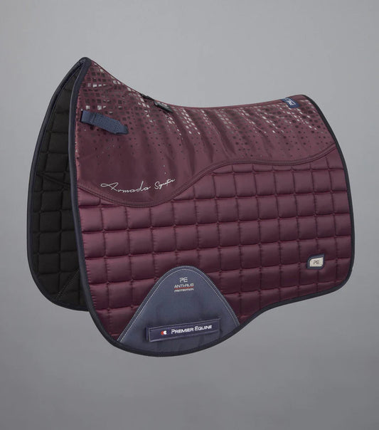 Premier Equine UK Saddle Pad Armada Close Contact Dressage Full/Wine