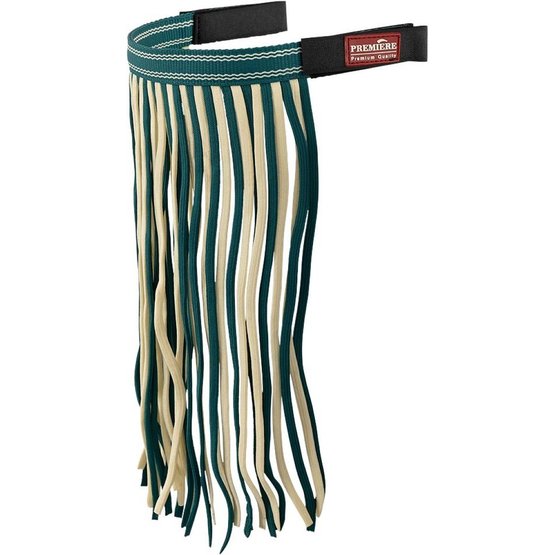 BR Premiere Fly Fringe Browband - Teal Green - Limited Edition