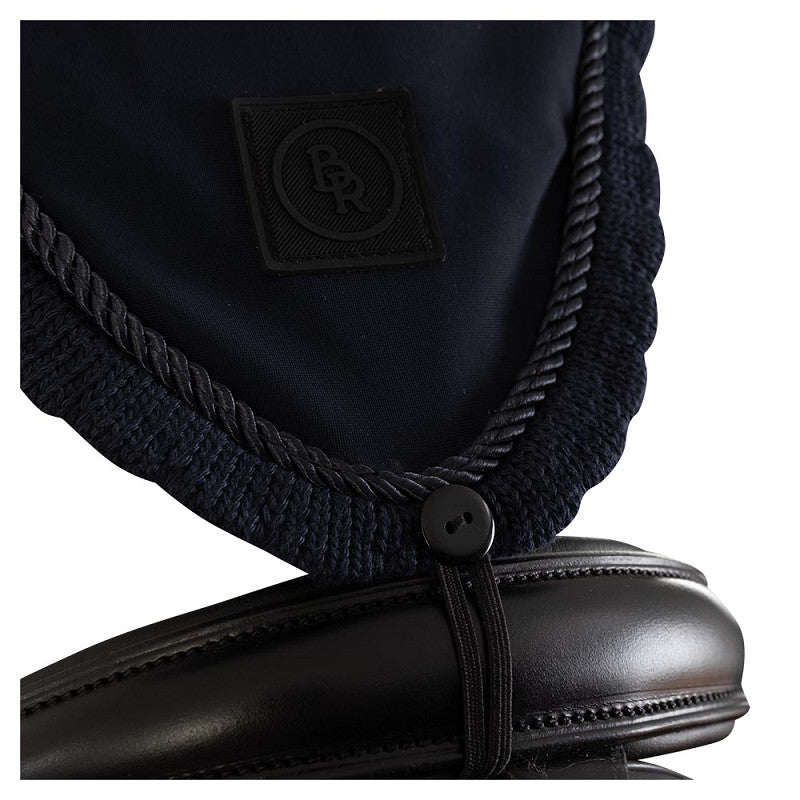 BR Lycra Ear Bonnet Joel - Tie Down - Navy Blazer - Full - Limited Edition
