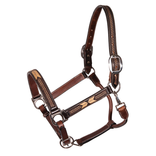 Professional's Choice Chocolate Arrowhead Halter - Full