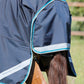 Premier Equine UK Buster Storm 100g Combo Turnout Rug with Snug-Fit Neck - Navy 6'6" / 78"