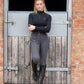 Premier Equine UK Coco II Ladies Gel Full Seat Riding Breeches Anthracite 30”