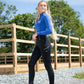 Premier Equine UK Tenere Ladies Full Seat Gel Riding Tights - Navy 28”
