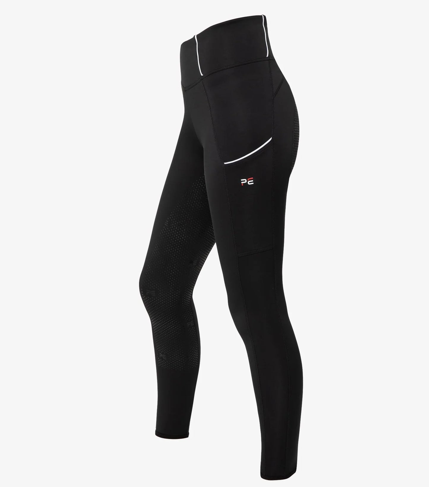 Premier Equine UK Tenere Ladies Full Seat Gel Riding Tights - Navy