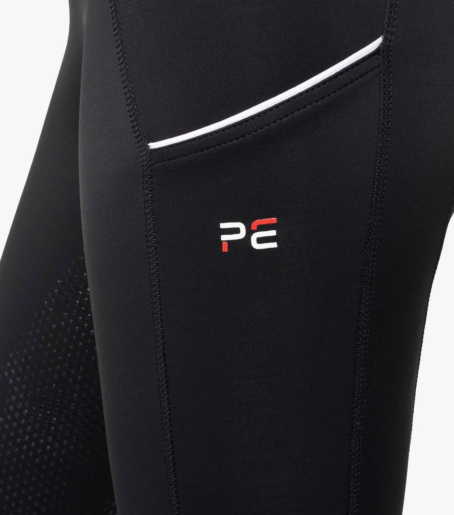 Premier Equine UK Tenere Ladies Full Seat Gel Riding Tights - Navy