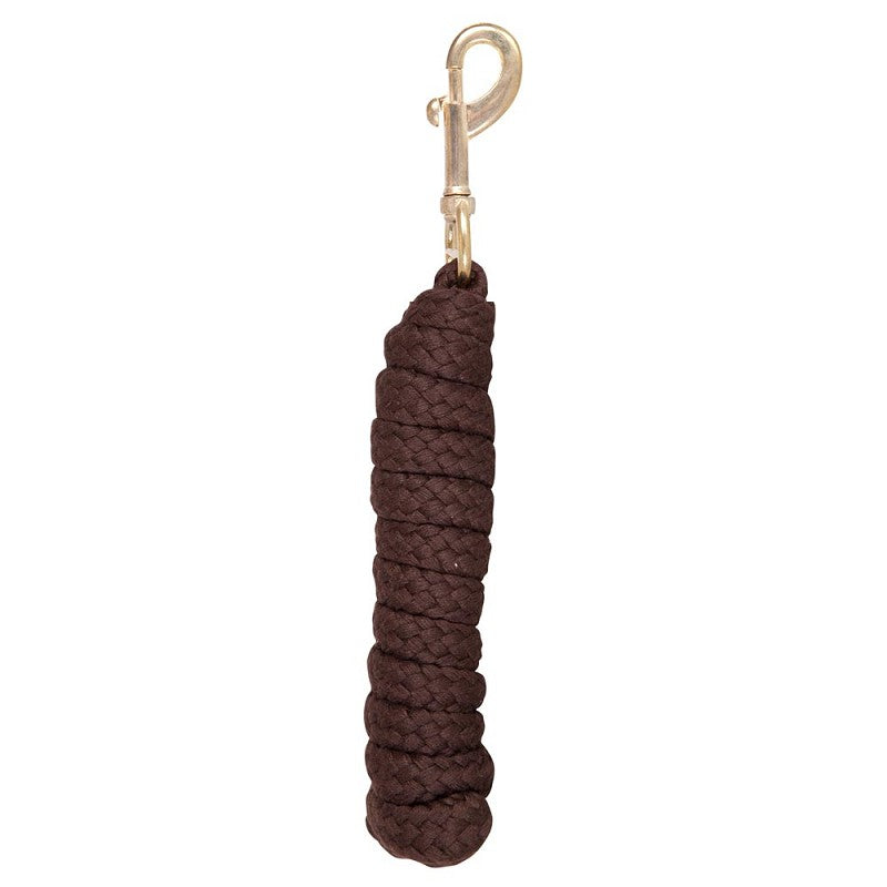 BR Premiere Lead Rope with Snap Hook - Brown - 2 M. long