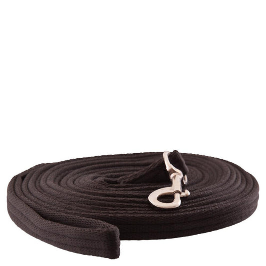 New - BR Premiere Lunge Line With Snap Hook -  Black - 8mtr