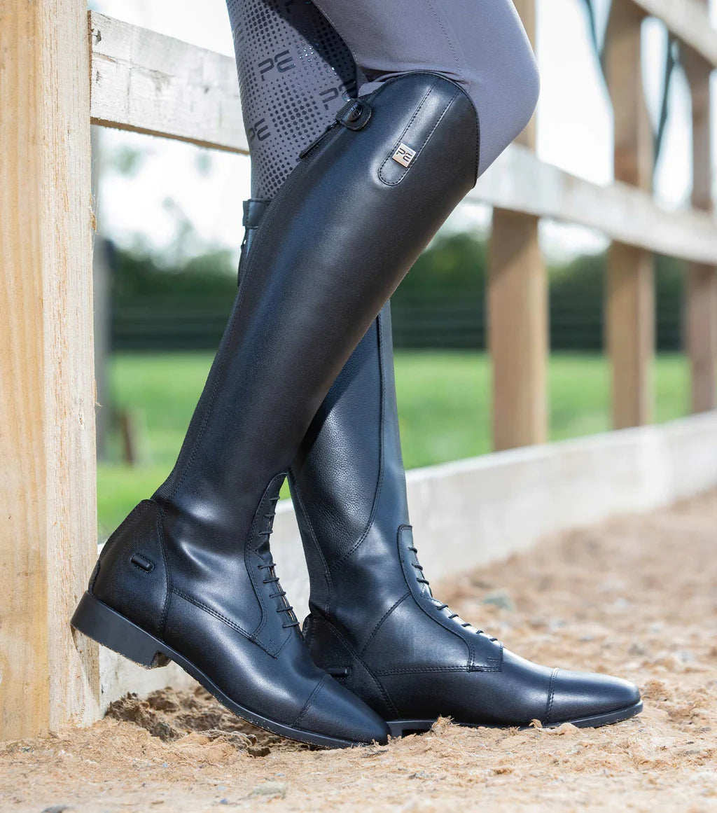 Premier Equine UK Anima Ladies Synthetic Field Tall Riding Boot - Black