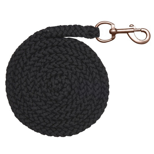 Waldhausen Rosé Shine Lead Rope - Black **CLEARANCE**