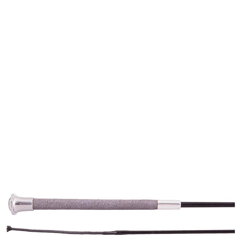 BR Dressage Whip Libra - Black/Silver - 120cm