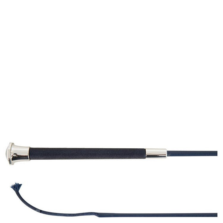 BR Clearance - BR Dressage Whip Andromeda - Navy/Silver - 110cm