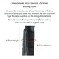 Premier Equine UK Carbon Air-Tech Single Lock Brushing Boots Black