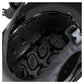 New - BR Riding Helmet Zeta Sparkling - Black/Gunmetal - 55/57 - Medium (Liner sold separately)