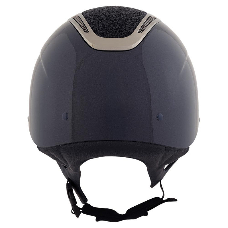 New - BR Riding Helmet Zeta Sparkling - Navy/Gunmetal - 55/57