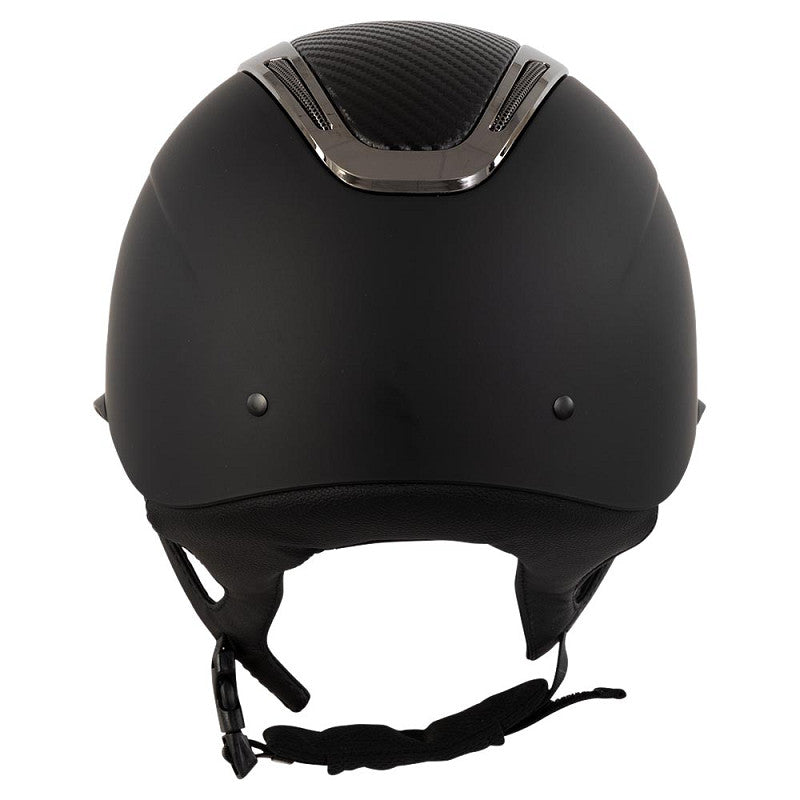 New - BR Riding Helmet Zeta Sport - Black/Gunmetal - 58/60 - Large (liner sold separately)