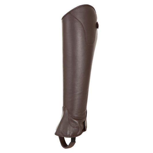 BR Premiere Half Chaps Taranto - CHILD'S - BROWN - MEDIUM  **CLEARANCE**