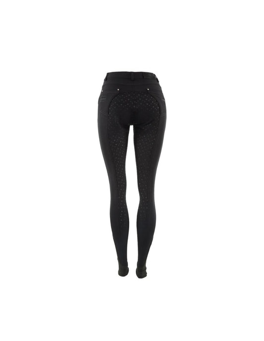 BR Riding Breeches Mercedes Ladies Silicone Seat - Black - Euro 40/US 30