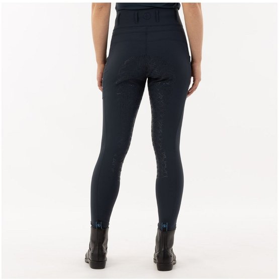 BR Elisabeth Ladies Tregging Silicone Seat Breeches - Blueberry - Euro 40 & 44 Limited Edition