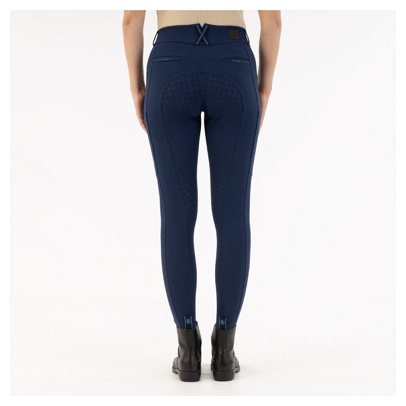 BR Ladies Riding Breeches With Silicone Seat - Kelsey - Pageant Blue  **Limited Edition**
