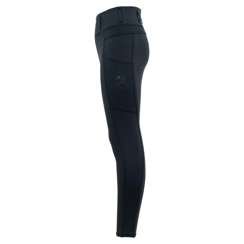 BR Children's Evolve Winter Breeches Fabio - Silicone Seat - Carbon - Limited Edition