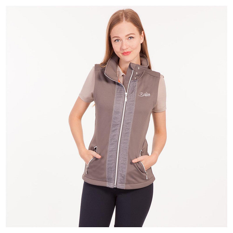 BR Clearance - BR Britney Ladies Bodywarmer - Castle Rock Grey - Small Reg. $135