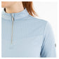 BR Half Zip-Up Pullover Jara Ladies - Medium - US 8 - Ashley Blue