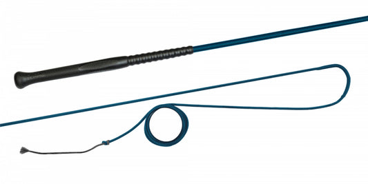Fleck Lunge Whip with Ergo Grip - Blue 180cm/72 inch