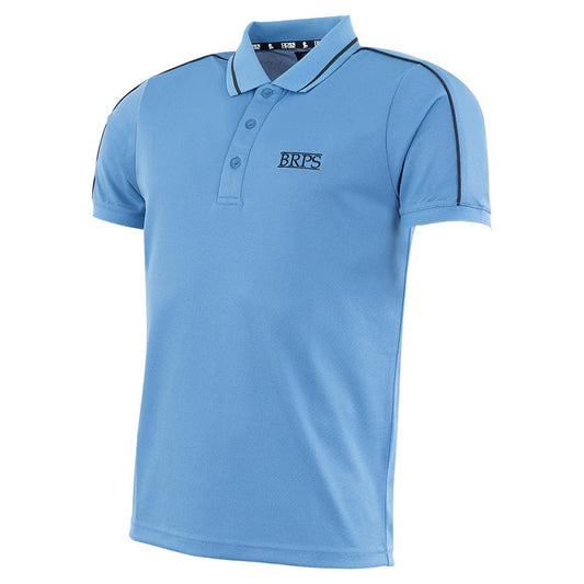 BR Clearance - BRPS MEN'S Short Sleeved Polo Shirt - Blue Jasper