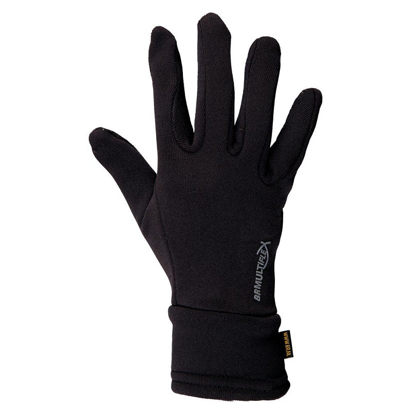 New - BR Winter Gloves Multiflex with Silicone Non-Slip - Black - Medium